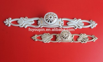 Flower Style Ivory Zinc Alloy Cabinet Knob for Drawer/Dresser/Closet