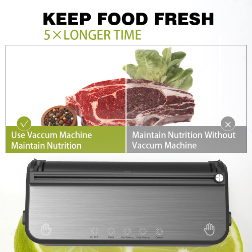 Vacuum Sealer with Roll Holder For Food Storage