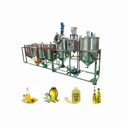 Small Scale Edible Refining Sunflower Oil Refined Machinery