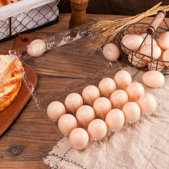 Transparent PET plastic egg tray rigid sheet