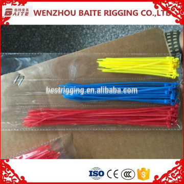 Factory Price Colorful Rohs Certificate Self-locking Nylon Cable Ties