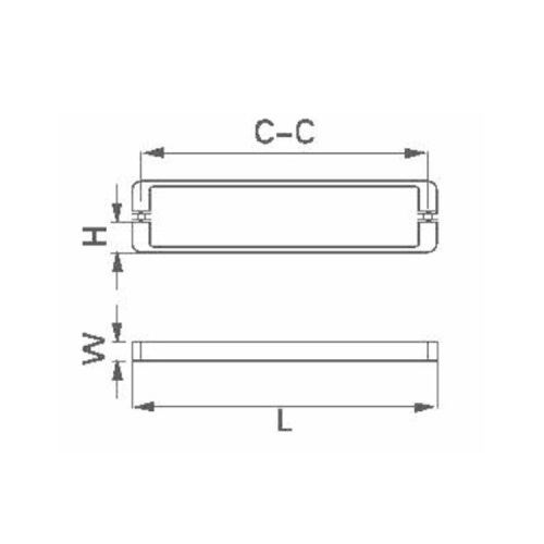 Современная стеклянная ручка для душа