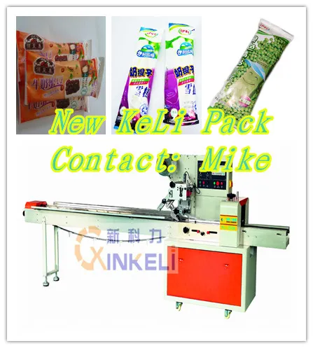 Popsicle and Ice cream automatic wrapping machine