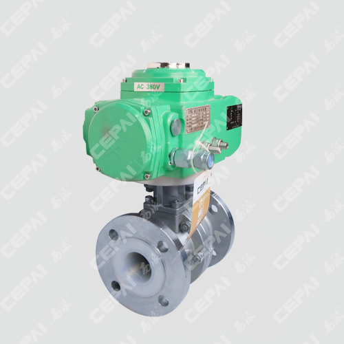 Electric Switch Lined Fluorine Ball Valve