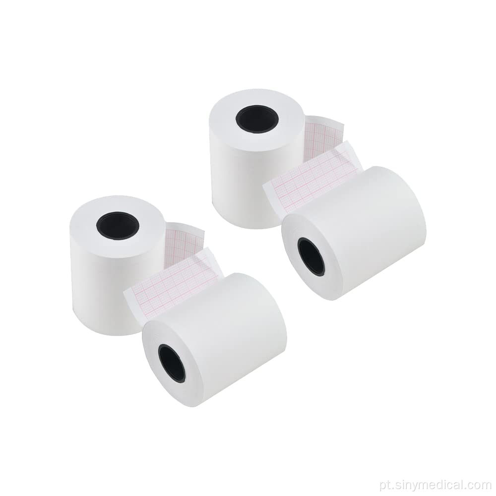 Rollos médicos de papel de recibo térmico de ECG 60x30mm