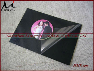 Black and White Double Sides Self-adhesive PVC Sheets,photo album PVC