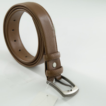 Men's Reversible Leather Belt For Jeans Brown