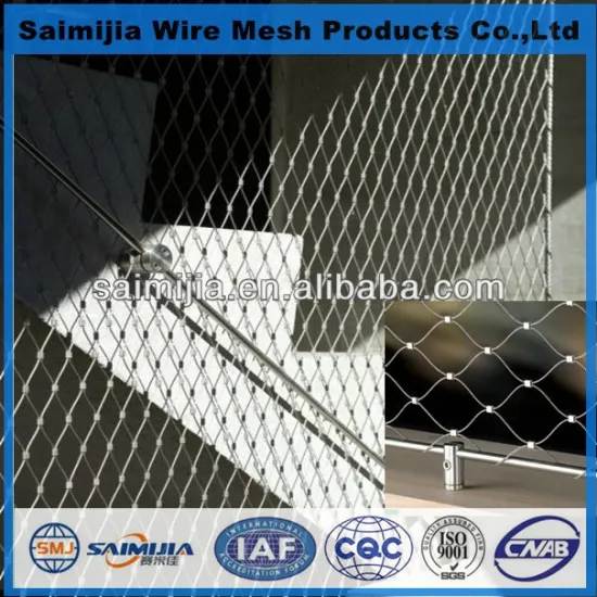 Stainless steel handrail flexible mesh Strong and beautiful