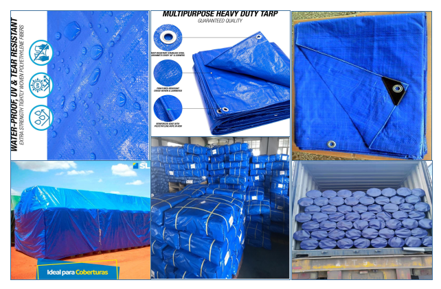Blue Tarpaulin