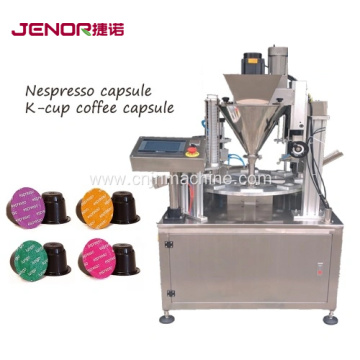 Máquina de enchimento de cápsula de café Nespresso para cápsula de chá pequena