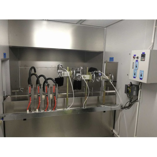 Glass bottle color coating line
