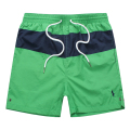 Shorts de praia masculino com patchwork