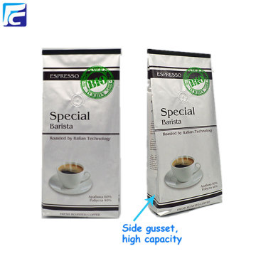 Custom printed coffee bags wholesale with valve