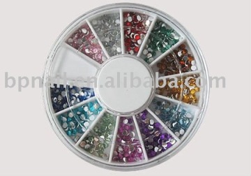 Nail beauty Crystal Stone In Wheel