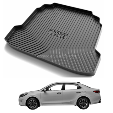 TPE Environmental Material Waterproof Car Rear Tray Mats for KIA Forte 2009-2016, 2018-2023