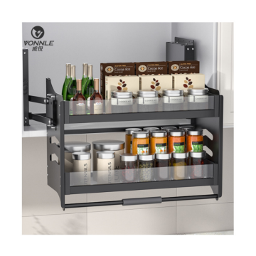 22-26 Inch Kitchen Pull Down Shelves - Hydraulic Lift Cabinet Hardware