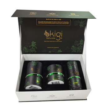 Wholesale Full foil luxury black box for Tea