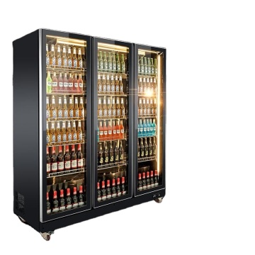 Ritai Commercial Glass Gabinet Freezer en venta