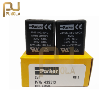 Original Parker Solenoid Valve Coil for 220V and 240V Applications