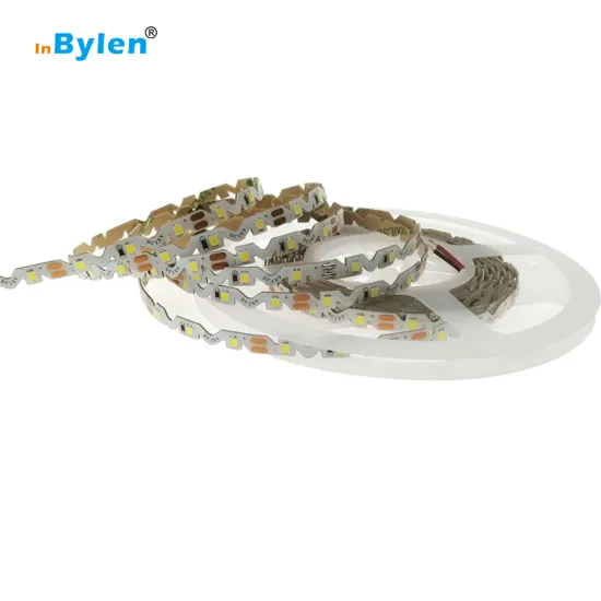 Goove LED Strip Lights 2835 - 60LED/72LED 8mm 3000K/4000K/6000K 7.2W Zigzag Design