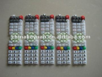 Multi-functional Silicone Keypad with Conductive Pills
