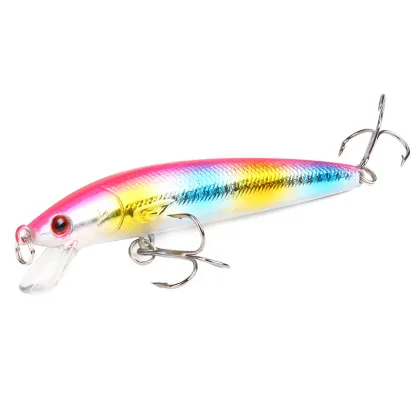 Wholesale 10cm 9g Shiny ABS Plastic Simulation Minnow Fishing Lures