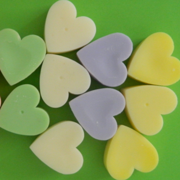Berbentuk hati Wax Tart dengan Highly Ccents