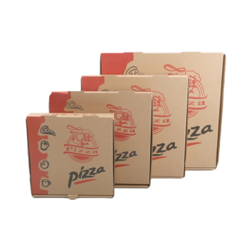 Scatole per pizza ondulate all'ingrosso con design del logo personalizzato - carta kraft da 10 a 20 pollici