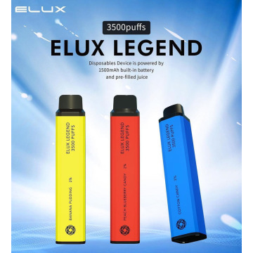 Legenda do ELUX 3500 ALIEXPRESS VAPE PEN