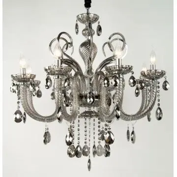 Contemporary Smoke  glass pendant light