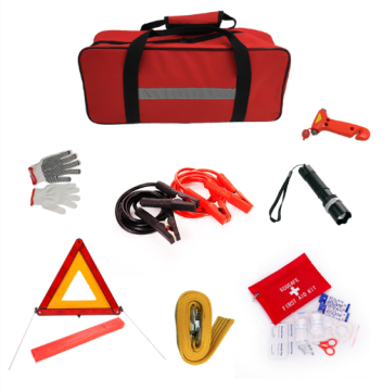 Venta en caliente: Aliot Roadside Assistance Auto Safety Kit - Kit de automóviles de emergencia con primeros auxilios