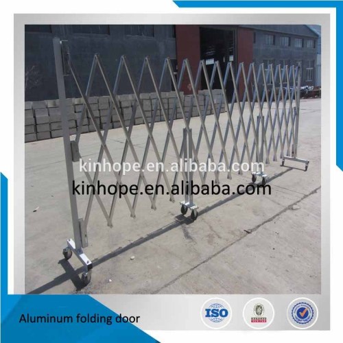 1.8m high universal wheel installed aluminum alloy folding sliding door