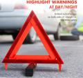 DOT 인증서가 있는 교통 표지 경고 삼각형