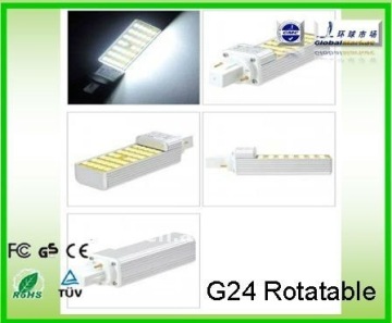 8W G24 LED Lamp PL LED Light G23 Aluminous shell Eco friendly NO UV