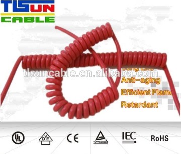 ROSH UL20733 PUR electrical spring cable