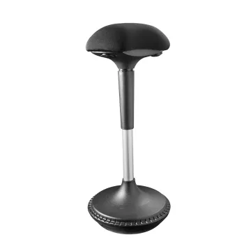 Height Adjustable Wobble Leaning Sit Stand Stool Chair