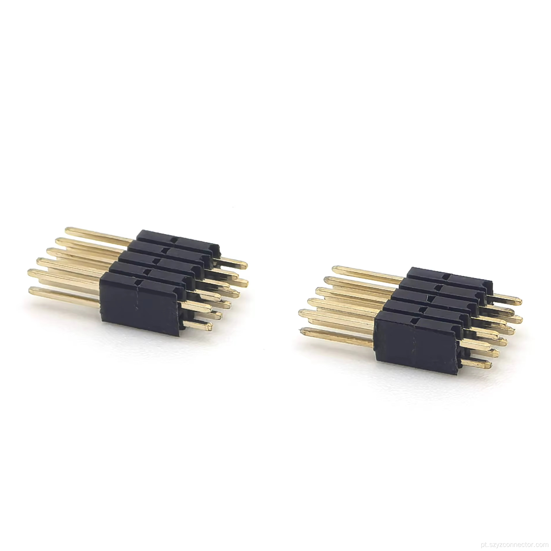 Conector de cabeçalho de pino de passo de 1,27 mm 2 * 5P