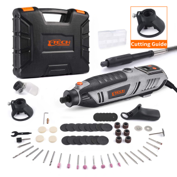 High-Power 200W Factory Wholesale Rotary Tool Kit with 10,000-40,000rpm for Wood Carving and Grinding