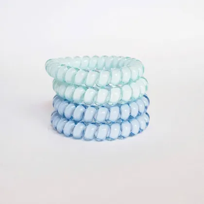 Light Colour Jelly Sense Translucent Telephone Line Hair Rope