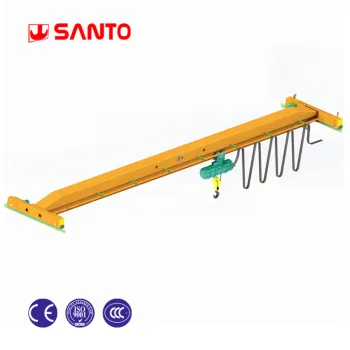 Manufacturer Price: 3 Ton to 32 Ton LD Workshop Single Girder Overhead Crane with Limit Switch and Electric Wire Rope Hoist
