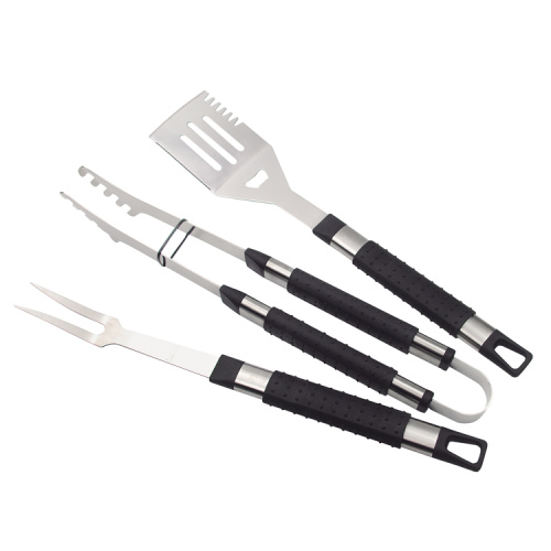 Ensemble d&#39;outils de barbecue populaires de qualité alimentaire 3pcs