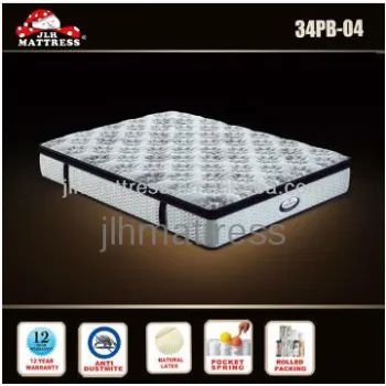 King Size Rolled Mattress With Mattress Foam Topper