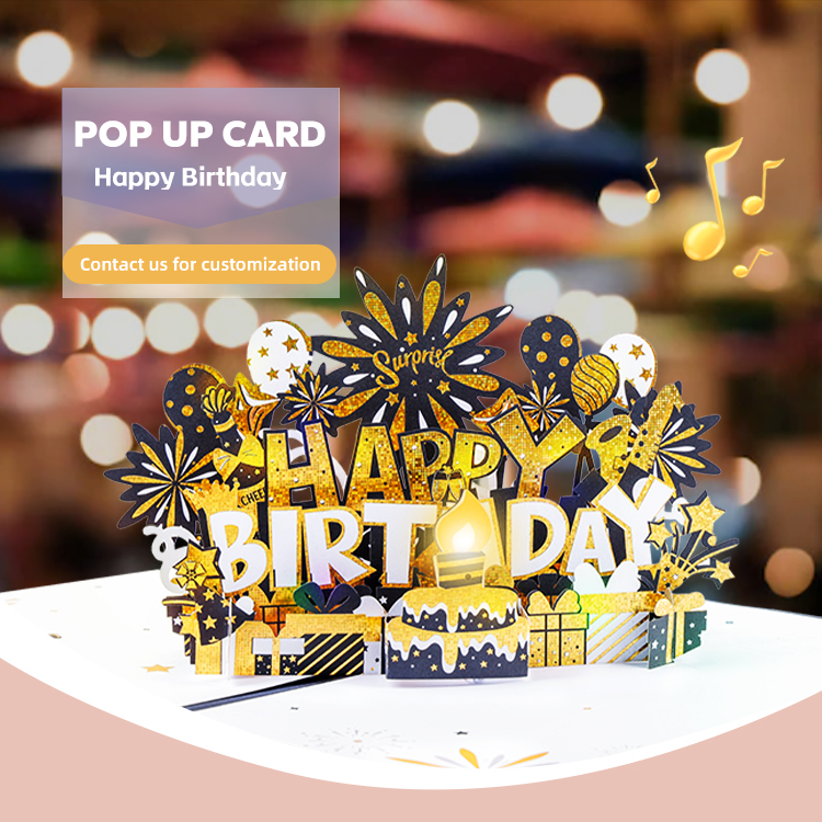 Light Up Birthday Greeting Card