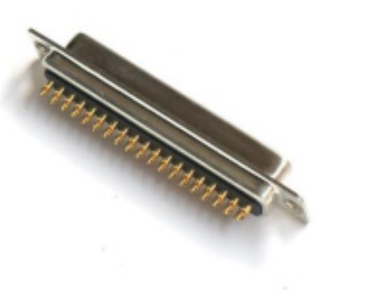 D-SUB Vrouwelijk drierijig soldeertype (gestempelde pin)