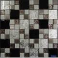 Silver Foil Crystal Glass Mosaic