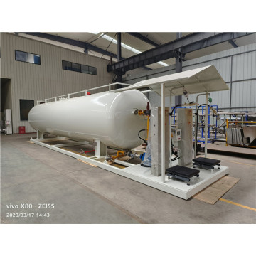 10 Tons 25m3 LPG Skid Filling Plant