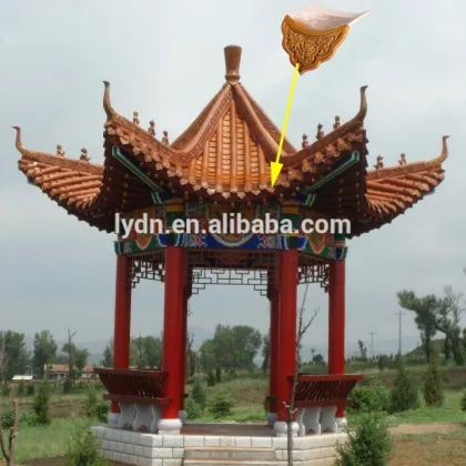 Glazed roof tiles Chinese pagoda roofing materials