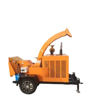 Agricultural Machine Diesel Chopper Branch Wood Chipper Shredder