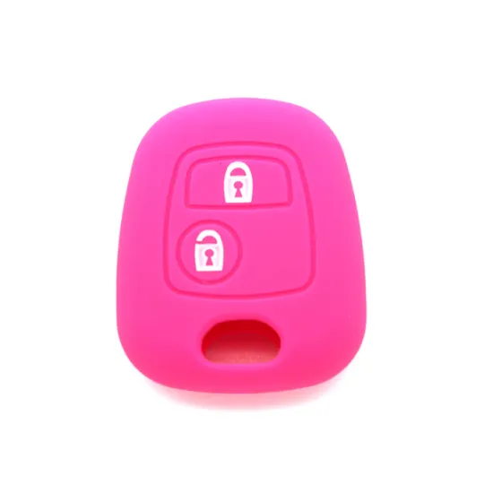 Peugeot 2 buttons silicon car key cover