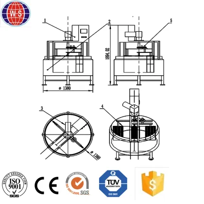 1000 Kg Fresh Cheese Production Line, Cheese Vat 200 Liters